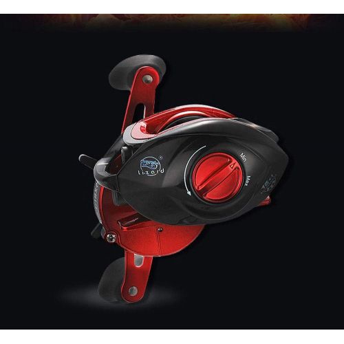  [아마존베스트]NUZAMAS Baitcaster Reel Fishing Reels 8.1:1 High Speed with Adjustable Brake System Ball Bearing Left Handed Sea Baitcasting Fishing Reel