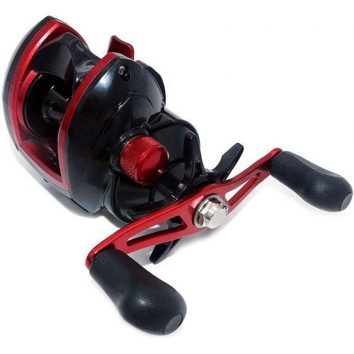  [아마존베스트]NUZAMAS Baitcaster Reel Fishing Reels 8.1:1 High Speed with Adjustable Brake System Ball Bearing Left Handed Sea Baitcasting Fishing Reel