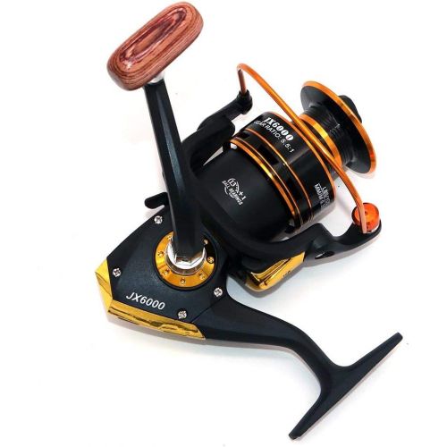  [아마존베스트]NUZAMAS AF6000 Fishing Reels - 12 + 1 Ball Bearing Lightweight Smooth Spinning Reels Max 12 kg pulling force, sat.