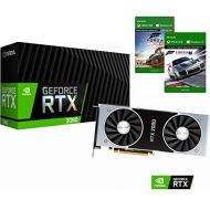 NVIDIA Forza Horizon 4, Forza Motorsport 7 PC Game Card and Nvidia GeForce RTX 2080 8GB GDDR6 Founders Edition Turing Architecture Graphics Card Brings The Power of Real-time ray tracing