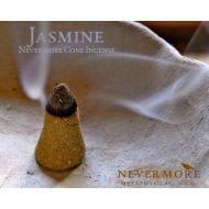 NVMetaphysical Jasmine Incense Cones | Bulk Handmade Cone Incense | All Natural Essential Oils | Witchcraft Supply | Aromatherapy | Nevermore Metaphysical