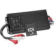 NVX MVPA4 600W Total RMS 4-Channel Bridgeable Marine-V Series Micro Class D Compact Marine/Powersports/Motorcycle Amplifier | IPX67 Waterproof Rating