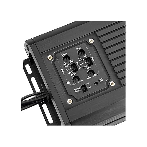  NVX MVPA4 600W Total RMS 4-Channel Bridgeable Marine-V Series Micro Class D Compact Marine/Powersports/Motorcycle Amplifier | IPX67 Waterproof Rating
