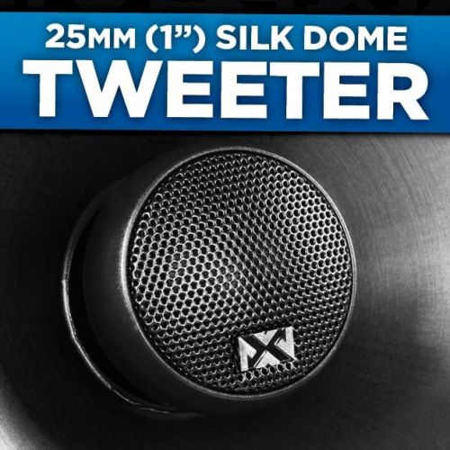  [아마존베스트]NVX 6 inch x 8 inch / 5 inch x 7 inch (Adapter Included) Professional Grade True 130 watt 2-Way Coaxial Car Speakers [V-Series] with Silk Dome Tweeters, Set of 2 [VSP68]
