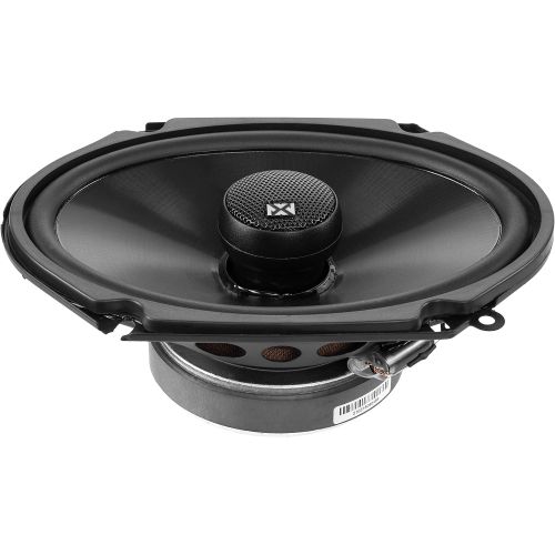  [아마존베스트]NVX 6 inch x 8 inch / 5 inch x 7 inch (Adapter Included) Professional Grade True 130 watt 2-Way Coaxial Car Speakers [V-Series] with Silk Dome Tweeters, Set of 2 [VSP68]