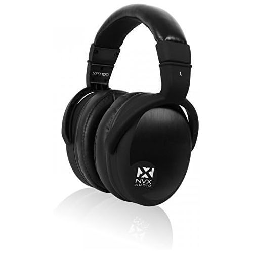  NVX Studio Over-Ear [42mm Driver] Headphones with ComfortMax Earpad Cushions and 14-inch Adapter [XPT100]