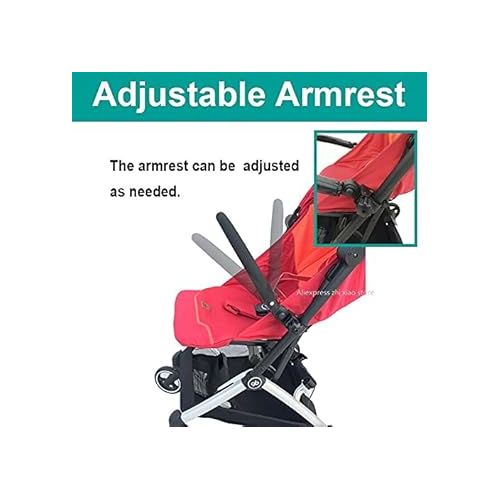  NW Baby Stroller Accessories Adustable Armrest ,Compatible with GB Pockit+ All City (EVA Armrest), 1 Count (Pack of 1)