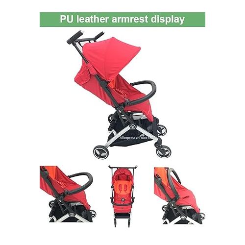  NW Baby Stroller Accessories Adustable Armrest ,Compatible with GB Pockit+ All City (EVA Armrest), 1 Count (Pack of 1)