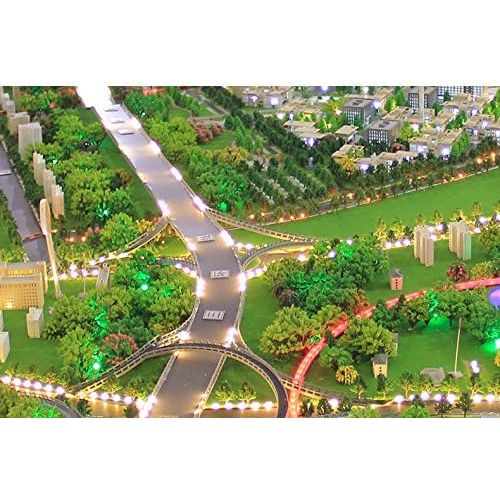  [아마존베스트]NW 32pcs Mixed Colorful Model Trees Model Train Scenery Architecture Trees Model Scenery with No Stands（0.79-6.30inch）