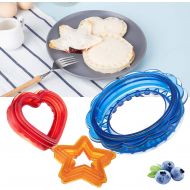 N/W Sandwich Cutter and Sealer - Decruster Sandwich Maker - Cut and Seal - Great for Lunchbox and Bento Box - Boys and Girls Kids Lunch - Sandwich Cutters for Kids