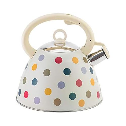  [아마존베스트]N/W Kettle Induction Stainless Steel Gas Stove Camping Whistling Kettle Kettle for Stoves Tea Kettle for Outdoor Picnic Hiking 3L