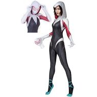 N/W Gwen Stacy Cosplay Costume Female Lycra Spandex Cosplay Costumes Halloween