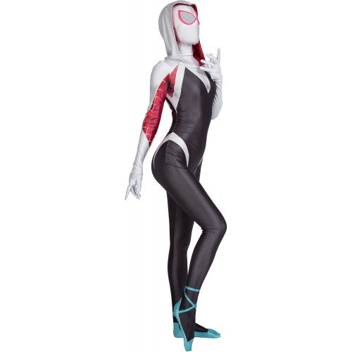  할로윈 용품N/W Gwen Stacy Cosplay Costume Female Lycra Spandex Cosplay Costumes Halloween