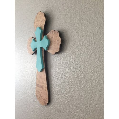  AmandasWoodworks SALE ~ 12 inch Wooden Cross With Faith Words ~ Christian Wall Cross ~ Christian Decor ~ Wooden Decorative Wall Cross ~ Faith Wall Hanging