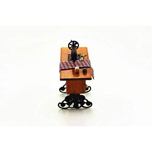  NWFashion Dollhouse Mini Furniture Accessories Decorative Sewing Machine