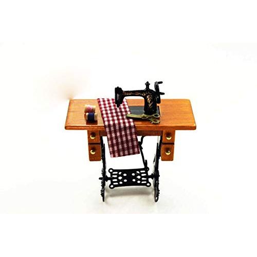  NWFashion Dollhouse Mini Furniture Accessories Decorative Sewing Machine