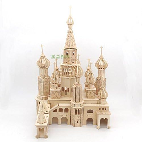  NWFashion Childrens 17 2 Floors with Furnitures Lights DIY Kits Assemble Miniature Wooden Dollhouse(Sunshine Alice)