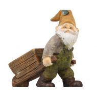 NWWholesaler Wheelbarrow Gnome Fairy Garden Figurine - Fairy Garden Ideas, Fairy Garden Items, Nordic Gnome, Scandinavian Gnome, Fairy Garden kit