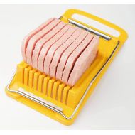 [아마존베스트]N/Y Slicer Cuts Spam, Luncheon Meat, Boiled Eggs Ham Into 11 Neat And Equal Slices Without Mashing (Only Suits Soft Cheese)