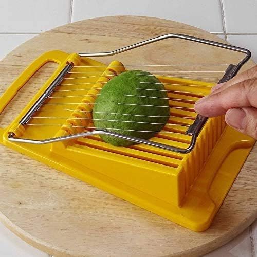  [아마존베스트]N/Y Slicer Cuts Spam, Luncheon Meat, Boiled Eggs Ham Into 11 Neat And Equal Slices Without Mashing (Only Suits Soft Cheese)