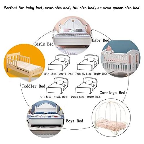  [아마존베스트]NYDECOR Mosquito Net Bed Canopy Netting Curtains Princess Stars Indoor Outdoor Dome Play Reading Nook Tent for Girls Boys Kids,White