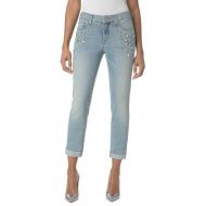 NYDJ Embellished Roll-Cuff Boyfriend Jeans in Westland