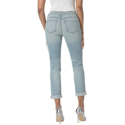  NYDJ Embellished Roll-Cuff Boyfriend Jeans in Westland