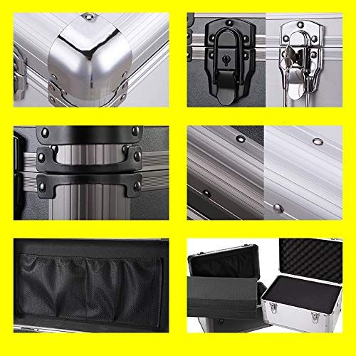  NYDZDM First aid kit NYDZDM Household Medical Box, 2 Layer Health First Aid Case, Metal Emergency Kit Storage Box, Lock First Aid Kit (Color : Black)