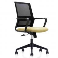 NYW-HY Ergonomic Computer Task Chair, Breathable Mesh Office Desk Chair Swivel Low-Back Executive Office Chair with Armrest Wheels,Green
