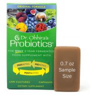 NYX Dr. Ohhiras Probiotics Original Formula, 60 Capsules and Sample Size Kampuku Beauty Bar Soap 0.71 Ounce