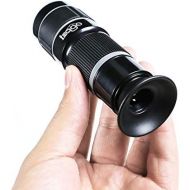 [아마존베스트]NYimage Phone Zoom Lens 20 X- Cell Phone Lens and Monocular Telescope, Phone Camera Lens for iPhone, Samsung, Android Smartphone (Black)