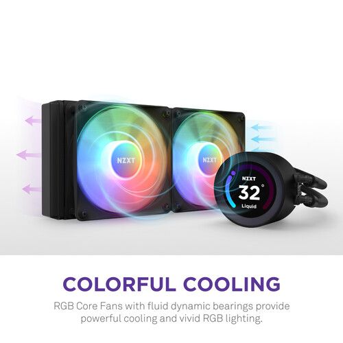  NZXT 360mm Kraken Elite RGB All-in-One Liquid CPU Cooler (Black)