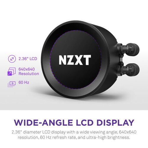  NZXT 360mm Kraken Elite RGB All-in-One Liquid CPU Cooler (Black)