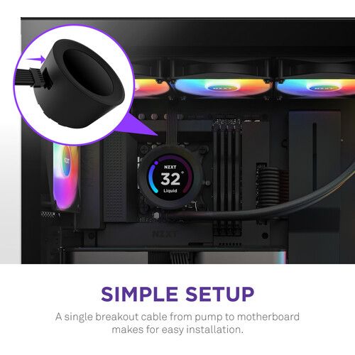  NZXT 360mm Kraken Elite RGB All-in-One Liquid CPU Cooler (Black)