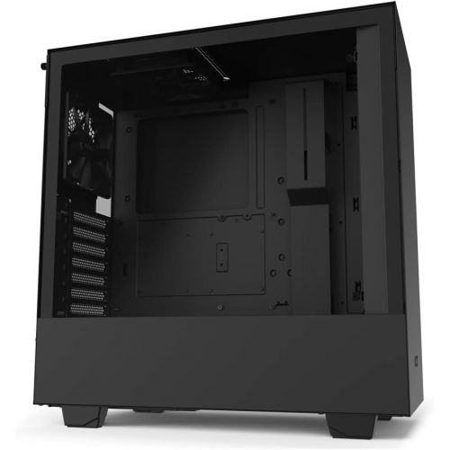  [아마존베스트]NZXT H510 - CA-H510B-B1 - Compact ATX Mid-Tower PC Gaming Case - Front I/O USB Type-C Port - Tempered Glass Side Panel - Cable Management System - Water-Cooling Ready - Black