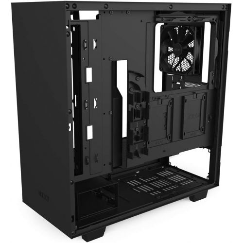  [아마존베스트]NZXT H510 - CA-H510B-B1 - Compact ATX Mid-Tower PC Gaming Case - Front I/O USB Type-C Port - Tempered Glass Side Panel - Cable Management System - Water-Cooling Ready - Black