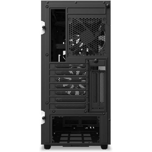  [아마존베스트]NZXT H510 Elite - CA-H510E-W1 - Premium Mid-Tower ATX Case PC Gaming Case - Dual-Tempered Glass Panel - Front I/O USB Type-C Port - Vertical GPU Mount - Integrated RGB Lighting - W