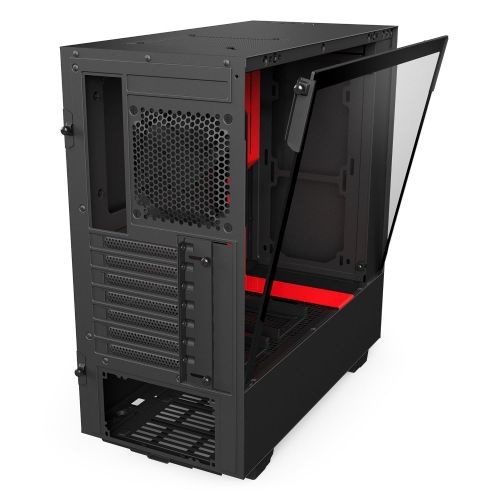  NZXT H700i - ATX Mid-Tower PC Gaming Case - CAM-Powered Smart Device - RGB and Fan Control - Tempered Glass Panel - Enhanced Cable Management System  Water-Cooling Ready - BlackR