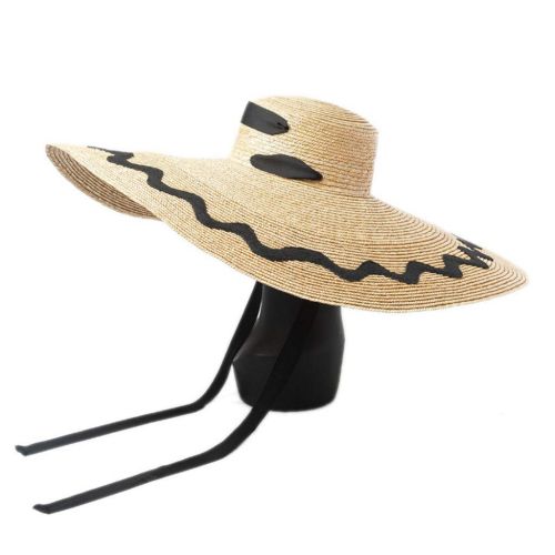  Nacome_Cap Nacome Protection Foldable Uv SPF Adjustable Visor Sunhat for Fashion Large Sun Hat Beach Anti-UV Sun Protection Foldable Straw Cap Cover