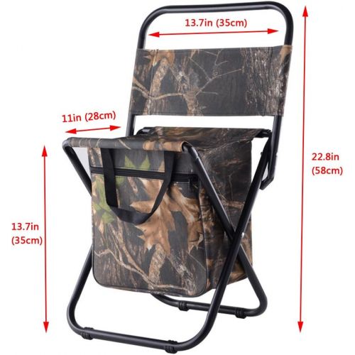  Nadalan Outdoor Camping Portable Folding Chairs with a Bag for Fishing/Beach/Camping/House/Outing