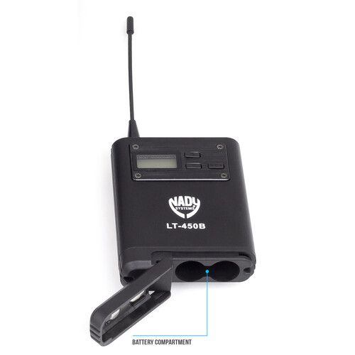  Nady D-450-LT Four-Person Digital Wireless Lavalier Microphone System (515 to 598 MHz)