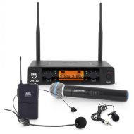 Nady DW-22 HTLTHM 2-Person Digital Wireless Microphone System with Lavalier, Headset, and Handheld Mics (902 to 951 MHz)