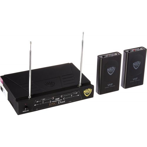  [아마존베스트]Nady ENC DUET Wireless Dual Channel Instrument/Guitar System with 2 Wireless Guitar Transmitters