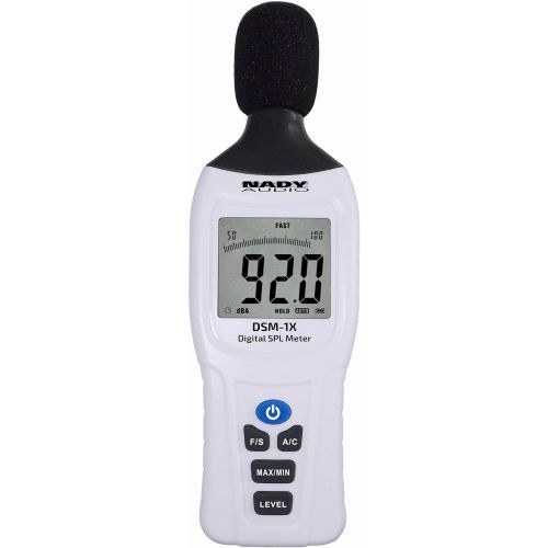  [아마존베스트]Nady DSM-1X Digital SPL Meter - Accurately measures sound pressure levels, confirms multiple speakers are adjusted to be the same volume