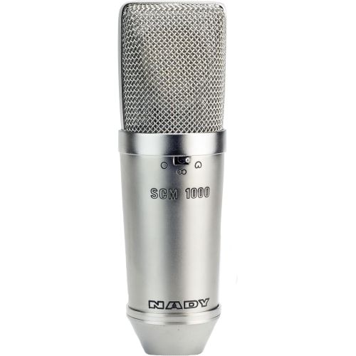  Nady The SCM-700 8-piece Condenser Microphone Recording Kit - Ideal for Podcasting, voice-over, online videos, and recording with smartphones and tablets.