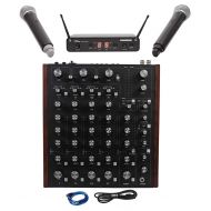 Rane MP2015 Rotary Club DJ 4-Deck Mixer wUSB+Samson Dual Handheld Wireless Mics