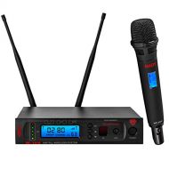 Nady W-1KU HT 1000 Channel UHF True Diversity Handheld Wireless Microphone System with Carrying Case