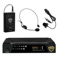 Nady ENC I Wireless Headset + LapelLavalier Microphone System with True Diversity  2 Microphone Bundle