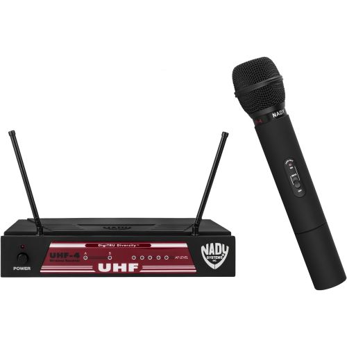  Nady UHF-4 Wireless Handheld Microphone System with True Diversity