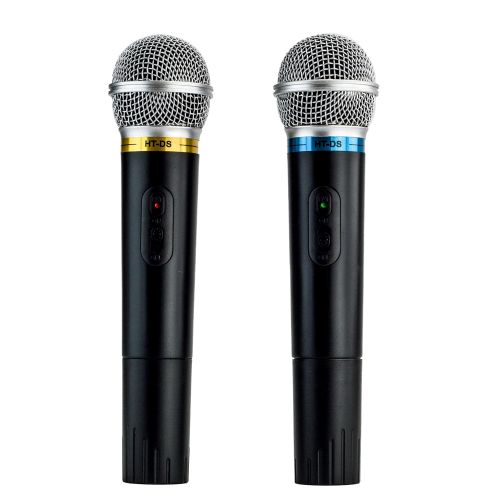  Nady CenterStage DoubleStar- Dual Handheld Wireless Microphone System- Easy Plug And Play Set Up- From Family Karaoke to Professional Performances